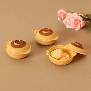 Mini-cuisine miniature de simulation pour maison de poupée, avec casseroles et nouilles instantanées, pour scène de bureau DIY, ornement et décoration - Product Image 1