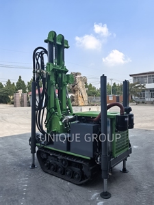 ÚNICO Precio de fábrica Alto rendimiento 160M Tipo de oruga Plataforma de perforación de pozos de agua Máquina de perforación Pozo de perforación - Product Image 3