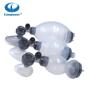 Mascherina per ossigeno per adulti Aerosol Silicone alito Kit di pronto soccorso contenuti Ambu Bag rianimatore riutilizzabile autoclavabile manuale - Product Image 5