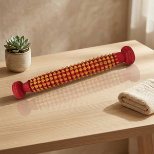 Rodillo de madera para masaje de pies, el mejor masajeador manual para pies, para alivio del dolor, relajación, cuidado de la salud, terapia de acupresión K Star - Product Image 3