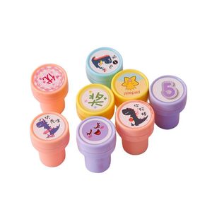 Cute Cartoon Reward <b>Stamps</b> For Children Kindergarten Praise Gift Seal Plastic 4-6Y Environmental Friendly - Product Image 5