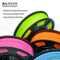 Filament d'imprimante 3D en TPU fluorescent 95A 220 ° -235 ° Filament à haute visibilité pour robots articulés et modèles de jouets