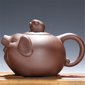 หม้อดินสีม่วงสำหรับใช้ในครัวเรือนแบบจำลองลูกหมูจากเฉาซานประเทศจีน - Product Image 2