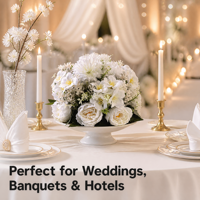 Offre Spéciale : Colonnes romaines décoratives modernes en soie simulée pour mariages, banquets, allées et centres de table d'hôtel