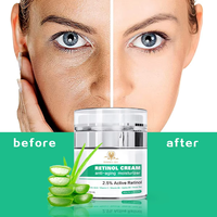 Crème pour le visage hydratante à l'acide hyaluronique et au rétinol OEM ODM pour les soins de la peau