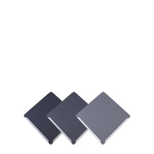Square Gray Color Aluminum Alloy Roof Tiles Minimalist Design <b>Waterproof</b> Anti-Corrosion Coated Surface 5 Year Warranty Building - Product Image 1