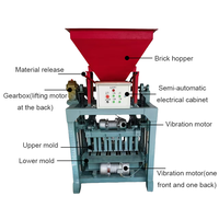 Béton de ciment creux automatique mobile pavage portable petit mini bloc générateur diesel manuel machines de fabrication de briques