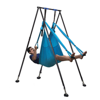 Structure de yoga aérien en acier inoxydable lourd, support pour intérieur et extérieur, pour balançoires suspendues et chaises hamac