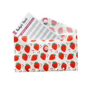 Portefeuille en plastique A6 12 feuilles budgétaires de <span class=keywords><strong>suivi</strong></span> des dépenses Enveloppes en plastique avec dossiers extensibles - Product Image 5