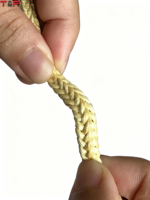 Cordage en fibre Technora et Kevlar de 6 mm, 8 mm, 10 mm, cordage tressé Technora