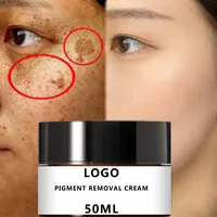 Creme clareador facial orgânico vegan, creme corretor de espinhas e acne para clareamento do corpo, remoção de pigmentação e remoção de manchas escuras