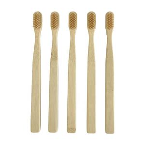 Campione gratuito personalizzato all'ingrosso biodegradabile Eco Friendly nero morbido spazzolino da denti in bambù carbone Bambo <span class=keywords><strong>Bambu</strong></span> spazzolino da denti in bambù - Product Image 1
