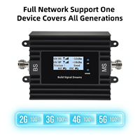 Amplificador de Señal EasyBoost 2G 3G 4G 5G, 72dB 700 2100MHz B28 B1, Repetidor Celular con Aplicación Tuya, ALC AGC, para Hogar y Oficina
