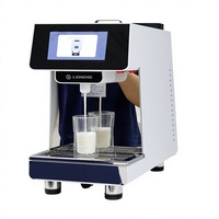 Mousseur à lait chaud et froid entièrement automatique en acier inoxydable 2500W avec double capacité de 4 litres et écran tactile de 7 pouces