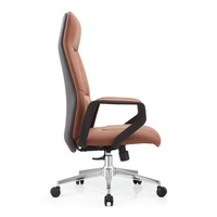 Chaise de bureau ergonomique en cuir artificiel Chaise longue d'attente en cuir artificiel