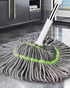 Mopa de Microfibra Mágica Morada con Mango Extensible para Limpieza de Pisos - Product Image 4
