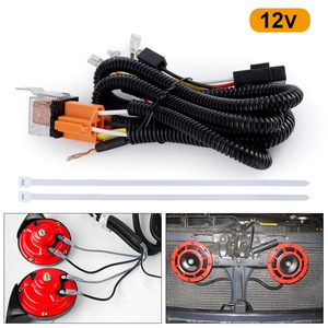 Kit de cableado de relé de bocina de 12V para mejora de coches y camiones con portafusibles y abrazaderas - Product Image 4