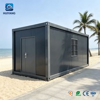 Maison préfabriquée modulaire en conteneur avec structure en acier, type plat de 20 pieds, pour usage résidentiel