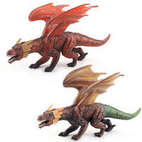 Jouet de simulation Warcraft Magic, pierre de feu volante, dragon, dinosaure, animal, mâchoire mobile, pièces de modèle