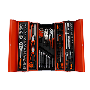 Juego de Herramientas Multifuncional de 85 Piezas, Caja de Herramientas Plegable Portátil, para Reparación de Automóviles, Almacenamiento en el Hogar y el Automóvil - Product Image 1