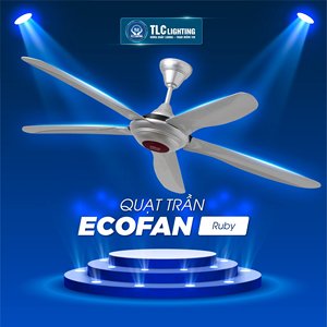 Prix compétitif Eco Premium ABS Plastique Modèle Rubis Ventilateur de plafond Utilisation domestique Télécommande Source d'alimentation électrique TLC Vietnam - Product Image 6