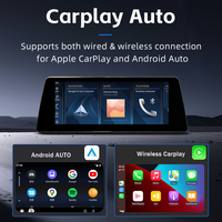 Lecteur multimédia Android 10,25 pouces, processeur octa-core Snapdragon 665, GPS, CarPlay, amplificateur, émetteur FM, BMW Série 5/3 E60/E61/E90/E92