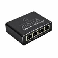 Répartiteur réseau Gigabit 1x4 avec connecteur RJ45, prise en charge VLAN, capacité 1,8 G pour un accès simultané au routeur et à Internet