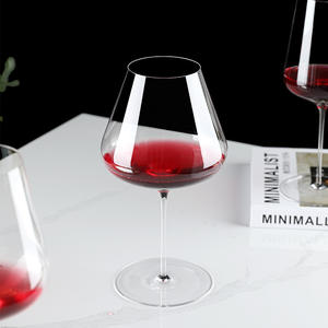 Design moderne personnalisé <span class=keywords><strong>Bordeaux</strong></span> tige mince verre à vin blanc verres à vin cristal de Bourgogne dégustation verre à vin personnalisé - Product Image 4