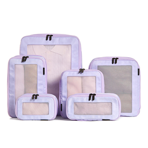 <b>Compression</b> Packing Cubes for Travel Luggage Organizer <b>Bags</b> Double Zipper Packing Cubes for Suitcases (6-Pack, Multiple color) - Product Image 2