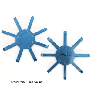 Pinza fissa Braunstein all'ingrosso misura 2.5mm a 3.2mm strumento chirurgico oftalmico - Product Image 1