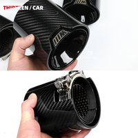 Embouts d'échappement en fibre de carbone de style MP pour BMW M2 G87 M3 G80 G81 M4 G82 G83
