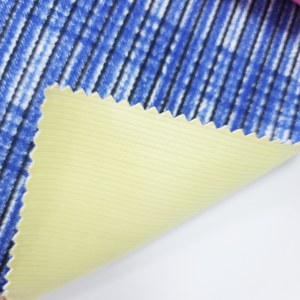 <span class=keywords><strong>Tessuto</strong></span> a quattro vie elasticizzato modello micro griglie in pile polare morbido <span class=keywords><strong>tessuto</strong></span> a conchiglia - Product Image 5