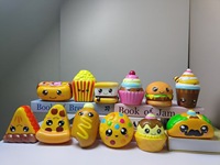 Mainan Squishy Roti Mini Kawaii Kartun, Mainan Penghilang Stres Beraroma, Perlengkapan Mainan untuk Anak, Hadiah Mainan