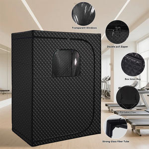 ZT Foldable <b>Portable</b> <b>Sauna</b> Tent 1-Person Space-Saving Design with Carry Bag for Travel Business Trip Steam <b>Sauna</b> - Product Image 2