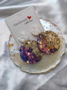 Pendientes de Resina Hechos a Mano de Moda, Estilo Artístico Ligero, Perfectos para Uso Diario y Moda Atrevida - Product Image 4