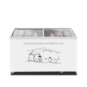 Vitrine de supermarché commerciale, porte en verre, coffre à glace, congélateur profond - Product Image 5