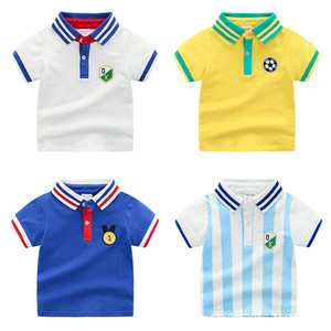 Nueva Camiseta Polo Infantil Premium de Algodón Colorida con Estampado para Niño de Proveedor Chino - Product Image 3