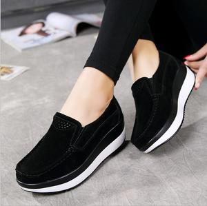 Sh10585a Nuevo Modelo 2025 Zapatos Casuales para Mujer Slip-On con Plataforma de 4cm - Product Image 2