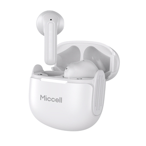 Écouteurs sans fil Miccell <span class=keywords><strong>Bluetooth</strong></span> 5.4 <span class=keywords><strong>avec</strong></span> suppression du <span class=keywords><strong>bruit</strong></span>, oreillettes TWS <span class=keywords><strong>avec</strong></span> micro pour appels, contrôle tactile - Product Image 1