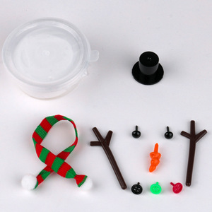 Kit de Bricolage en <span class=keywords><strong>Argile</strong></span> Auto-Durcissante Bonhomme de Neige de Noël en Gros, 11 Pièces, Non Toxique, Ensemble d'Artisanat de Fêtes pour Enfants, Idéal pour Remplir les Bas de Noël, OEM - Product Image 2