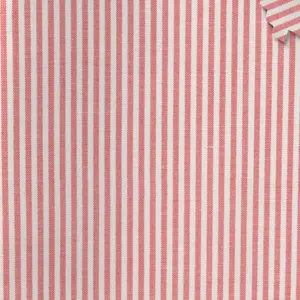 Kustomisasi 40S Katun Spandeks Poplin Stripe Paling Keren Kenyamanan Peregangan Tenun Benang Dicelup Kain untuk Kemeja