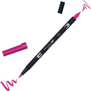 TOMBOW ABT - PENNARELLO DUAL BRUSH ROUGE RUBINE - Product Image 1