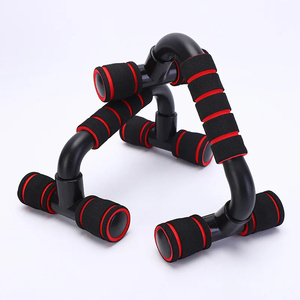 Support de pompes en forme de H avec manchon en éponge pour l'entraînement musculaire, la musculation en intérieur et le renforcement des bras - Product Image 4