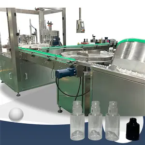 High Speed Vial Dropper Drop Bottle Filling Sealing Capping Labeling Machine For Liquid Packing Bottling Equipment