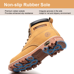 2025 OEM cina stivali da lavoro in <span class=keywords><strong>pelliccia</strong></span> di alta qualità Anti- Smashing per Martin acciaio punta <span class=keywords><strong>scarpe</strong></span> di sicurezza invernali per uomo uomo donna in gomma - Product Image 5