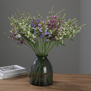 Fiori Artificiali di Alta Qualità in Seta Sintetica, Piante Finte, Fiori di Lavanda Artificiali per Interni ed Esterni, Decorazioni per Giardino, Tavolo, Ufficio e Casa - Product Image 1