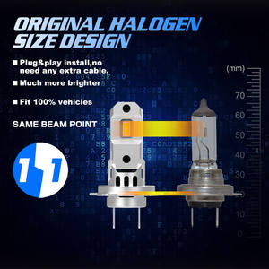 G-View Último sistema de luz LED automático 40W 8000lm H18 H7 Bombilla de faro Coche LED X5 <span class=keywords><strong>Modelo</strong></span> Luces - Product Image 3