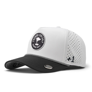 Cappello da Golf Sportivo Personalizzato <span class=keywords><strong>Plus</strong></span> Size in 100% Poliestere Oxford Dobby Terry con Logo in PVC, 5 Pannelli, Traspirante, Impermeabile e Regolabile - Product Image 2