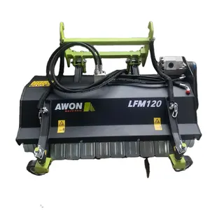 Manufacturer Supply LFM160 Compact Design 216kg 30 Blades Hydraulic Grass Cutter Loader Flail Mower