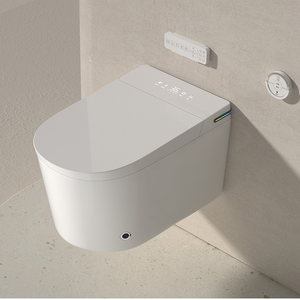 110v/220v Automatique Capteur Européen Bidet <span class=keywords><strong>Wc</strong></span> Porcelaine <span class=keywords><strong>Japonais</strong></span> Intelligent Toilette avec P-Trap Drainage Auto Flush Salle De Bains Bol - Product Image 6